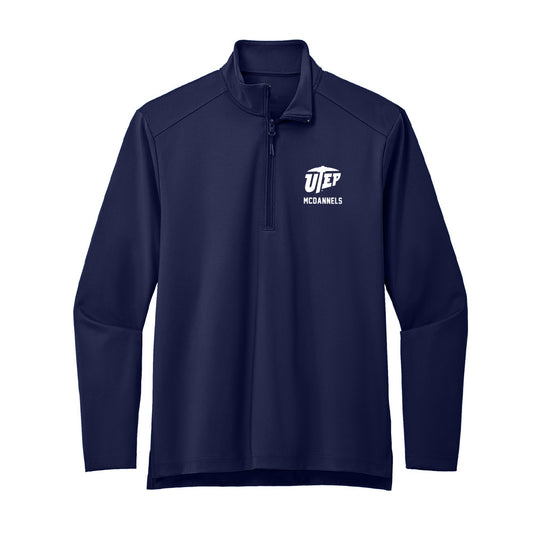 UTEP - NCAA Women's Soccer : Zeta McDannels - Premium Quarter Zip Jacket-0