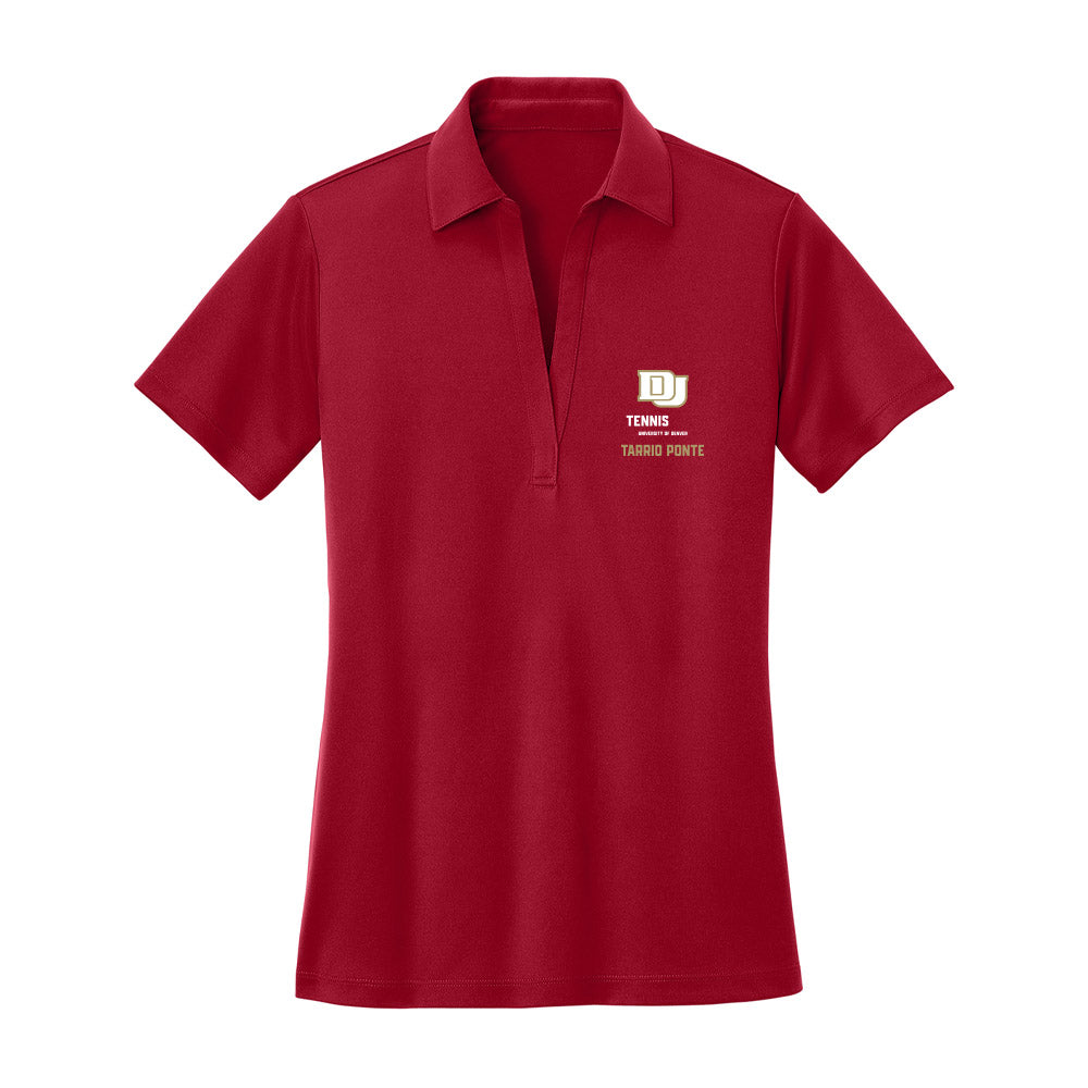 DU - NCAA Men's Tennis : Ander Tarrio Ponte - Women's Activewear Polo Shirt-0