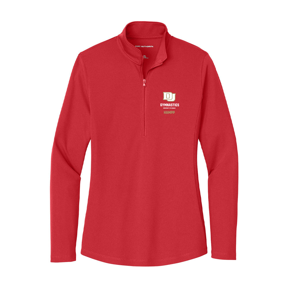 DU - NCAA Women's Gymnastics : Sophia Hampp - Women's Lightweight Quarter Zip Jacket-0