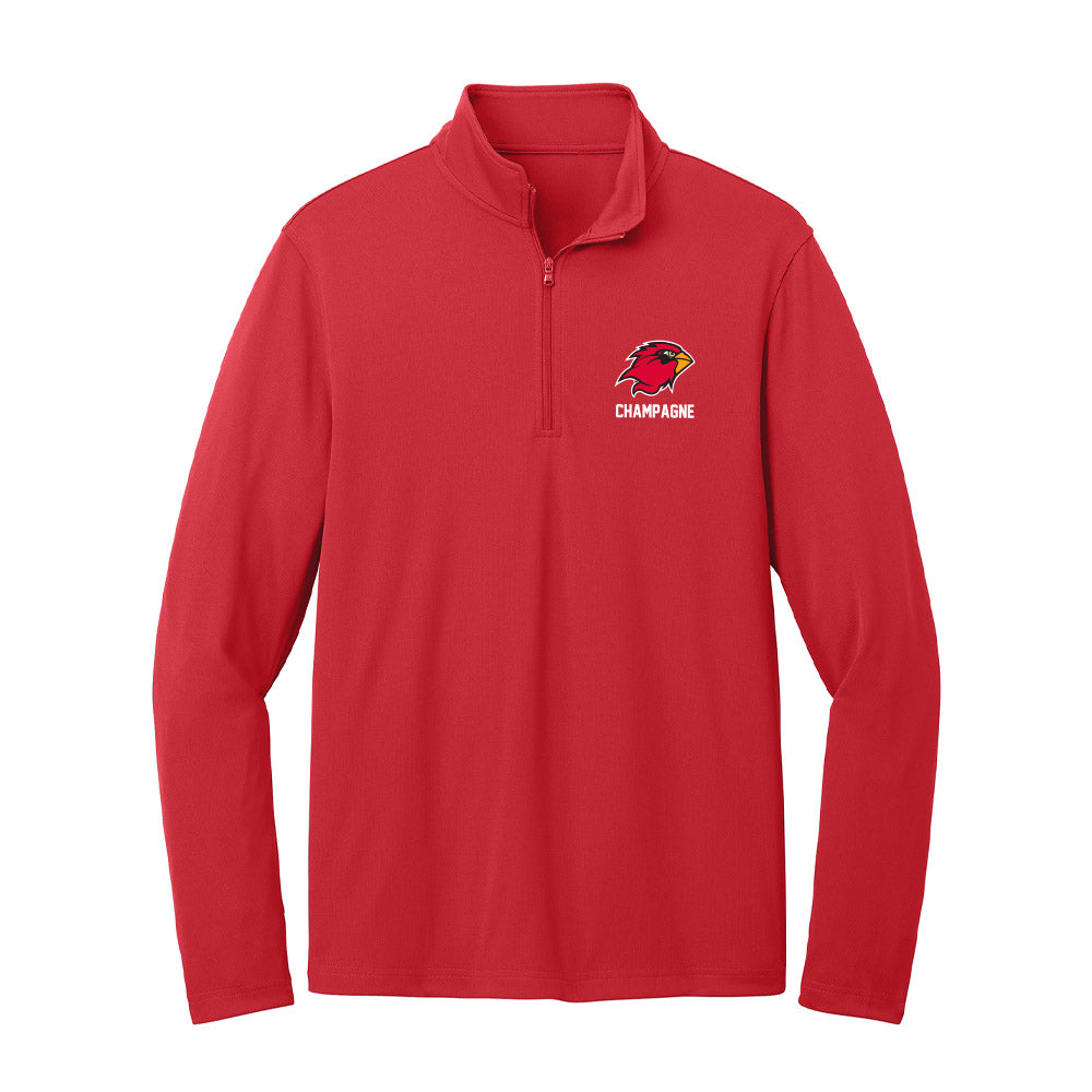 Lamar - NCAA Men's Track & Field : Bryson Champagne - Lightweight Quarter Zip Jacket-0