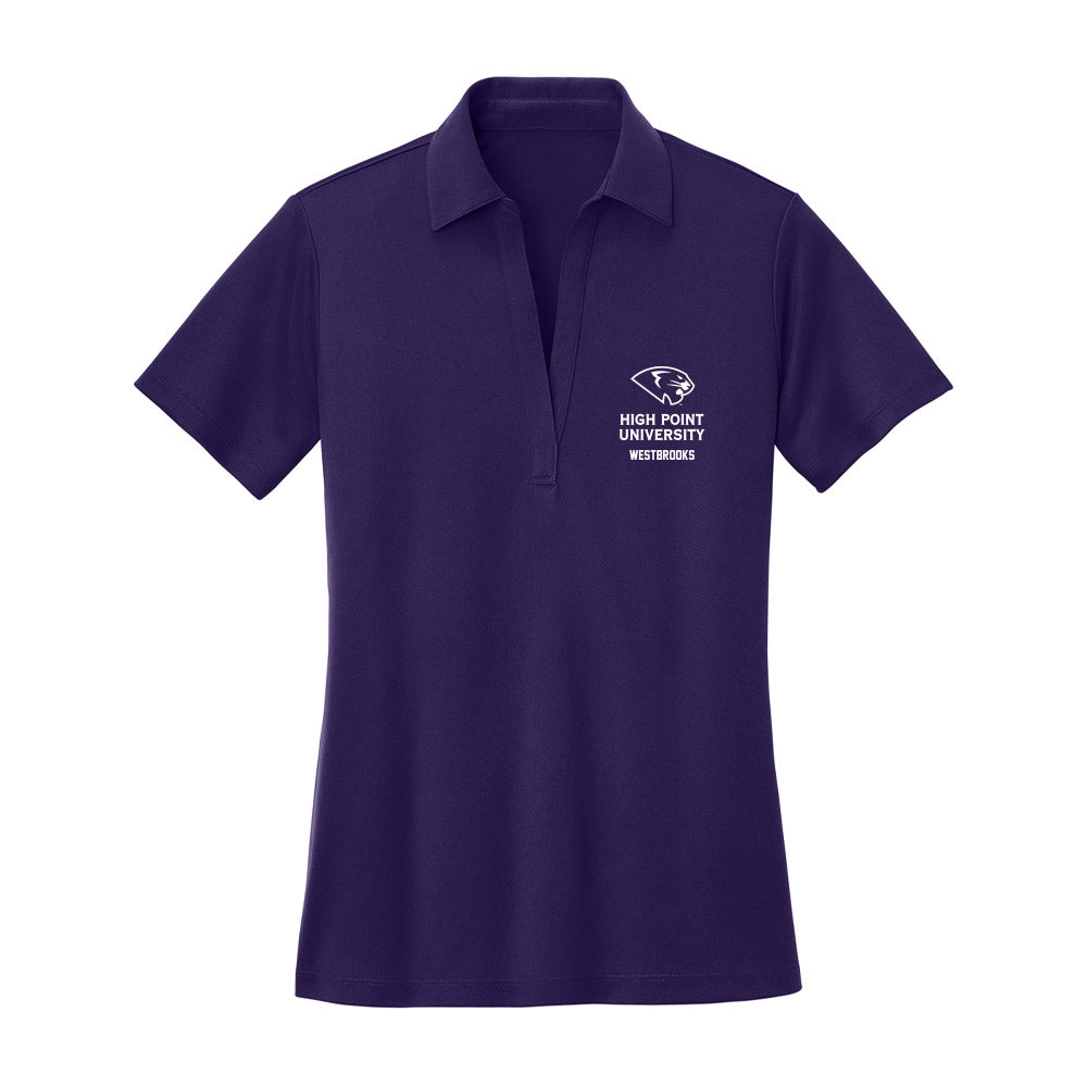 High Point - NCAA Men's Lacrosse : James Westbrooks - Women's Activewear Polo Shirt-0