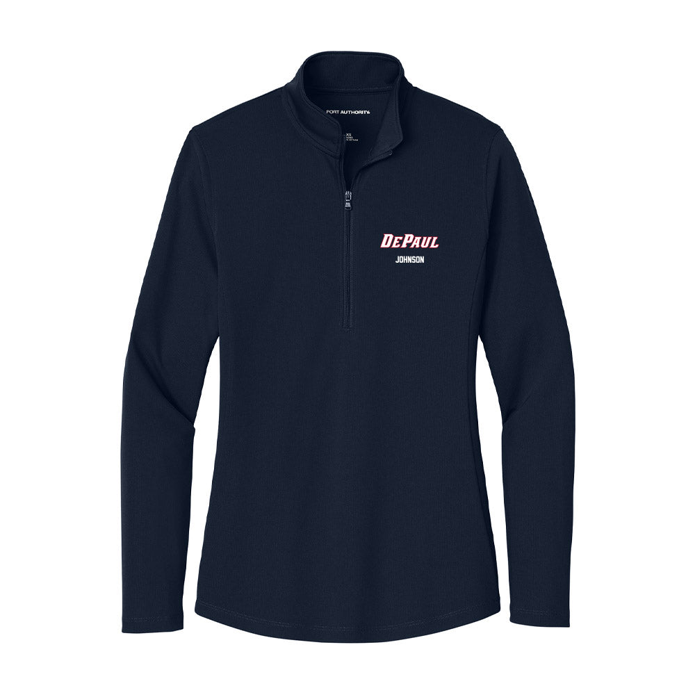 DePaul - NCAA Women's Track & Field : Trixie Johnson - Women's Lightweight Quarter Zip Jacket-0