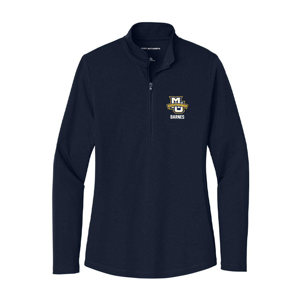 Marquette - NCAA Women's Basketball : JJ Barnes - Women's Lightweight Quarter Zip Jacket-0