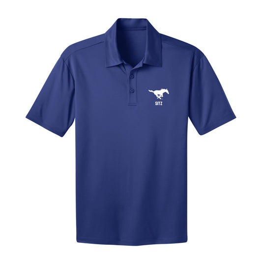SMU - NCAA Men's Swimming & Diving : Luke Sitz - Activewear Polo Shirt-0