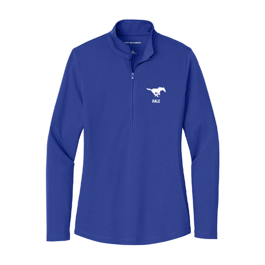 SMU - NCAA Football : Jalen Hale - Women's Lightweight Quarter Zip Jacket-0