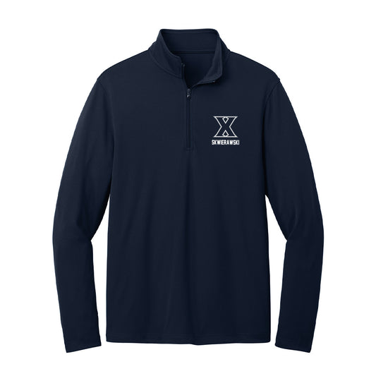Xavier - NCAA Women's Soccer : Fiona Skwierawski - Lightweight Quarter Zip Jacket-0