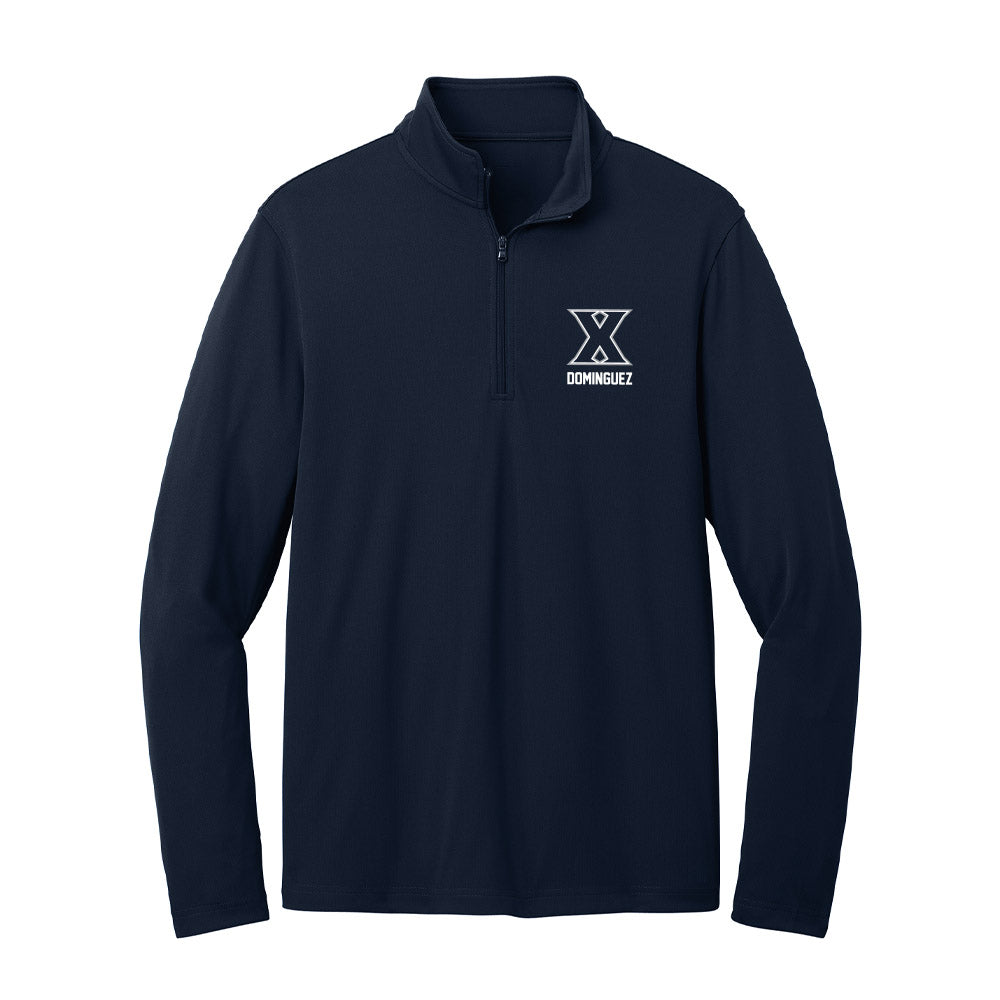 Xavier - NCAA Men's Basketball : Ruben Dominguez - Lightweight Quarter Zip Jacket-0