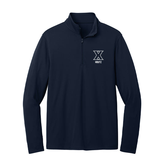 Xavier - NCAA Women's Soccer : Callie Houtz - Lightweight Quarter Zip Jacket-0