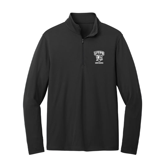 UTPB - NCAA Football : Godgive Ugochukwu - Lightweight Quarter Zip Jacket-0
