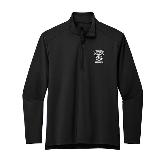 UTPB - NCAA Football : Jarred Washington - Premium Quarter Zip Jacket-0