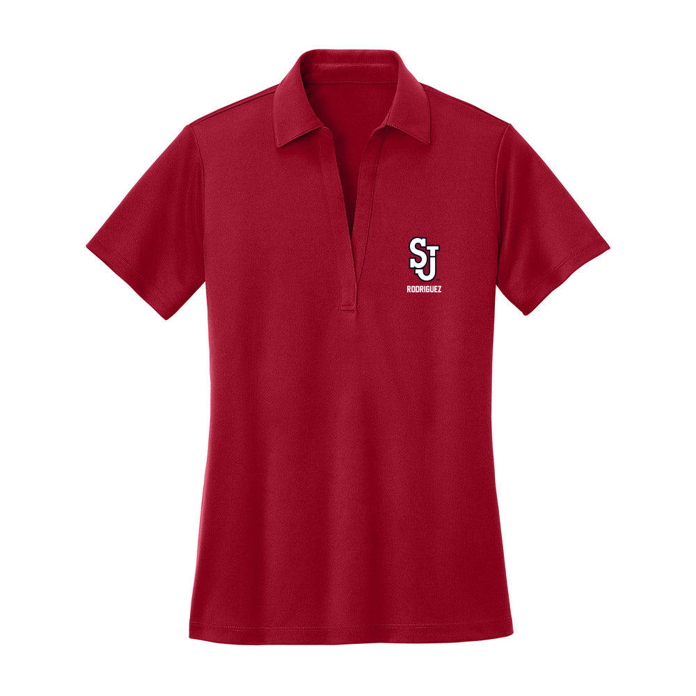 St. Johns - NCAA Baseball : David Rodriguez - Women's Activewear Polo Shirt-0