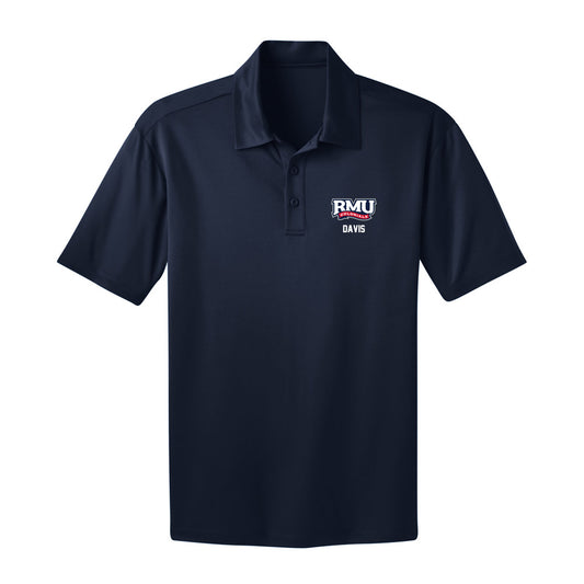 Robert Morris - NCAA Men's Lacrosse : Cristian Davis - Activewear Polo Shirt-0