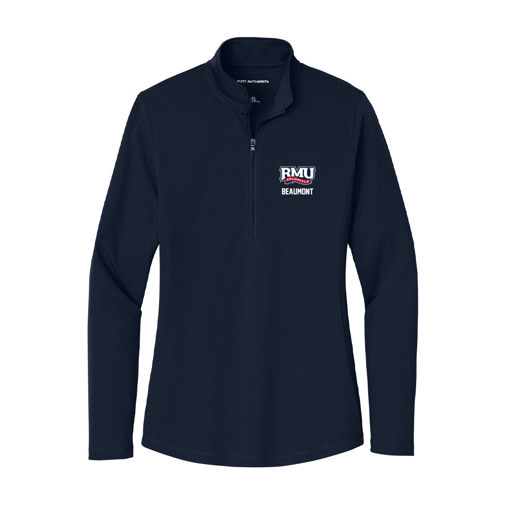 Robert Morris - NCAA Men's Ice Hockey : Julian Beaumont - Women's Lightweight Quarter Zip Jacket-0