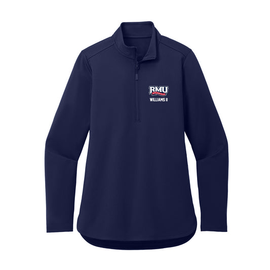 Robert Morris - NCAA Football : Chyco Williams II - Women's Premium Quarter Zip Jacket-0