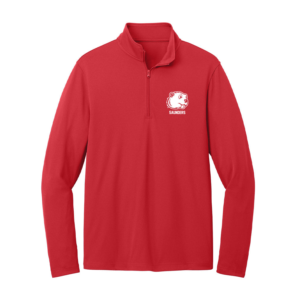 Minot State - NCAA Women's Volleyball : Haley Saunders - Lightweight Quarter Zip Jacket-0