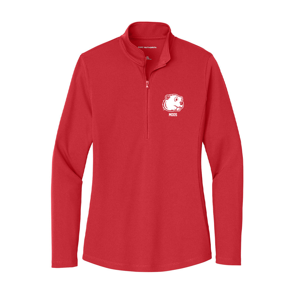 Minot State - NCAA Softball : Mallory Moos - Women's Lightweight Quarter Zip Jacket-0