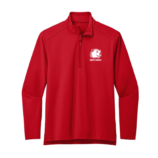 Minot State - NCAA Women's Volleyball : Katelyn Onespot-Danforth - Premium Quarter Zip Jacket-0