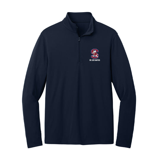 SCSU - NCAA Women's Soccer : Fay De Los Santos - Lightweight Quarter Zip Jacket-0