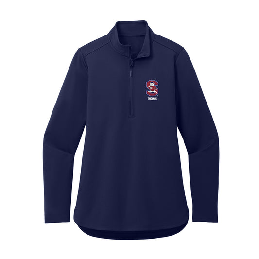 SCSU - NCAA Football : Cayden Thomas - Women's Premium Quarter Zip Jacket-0