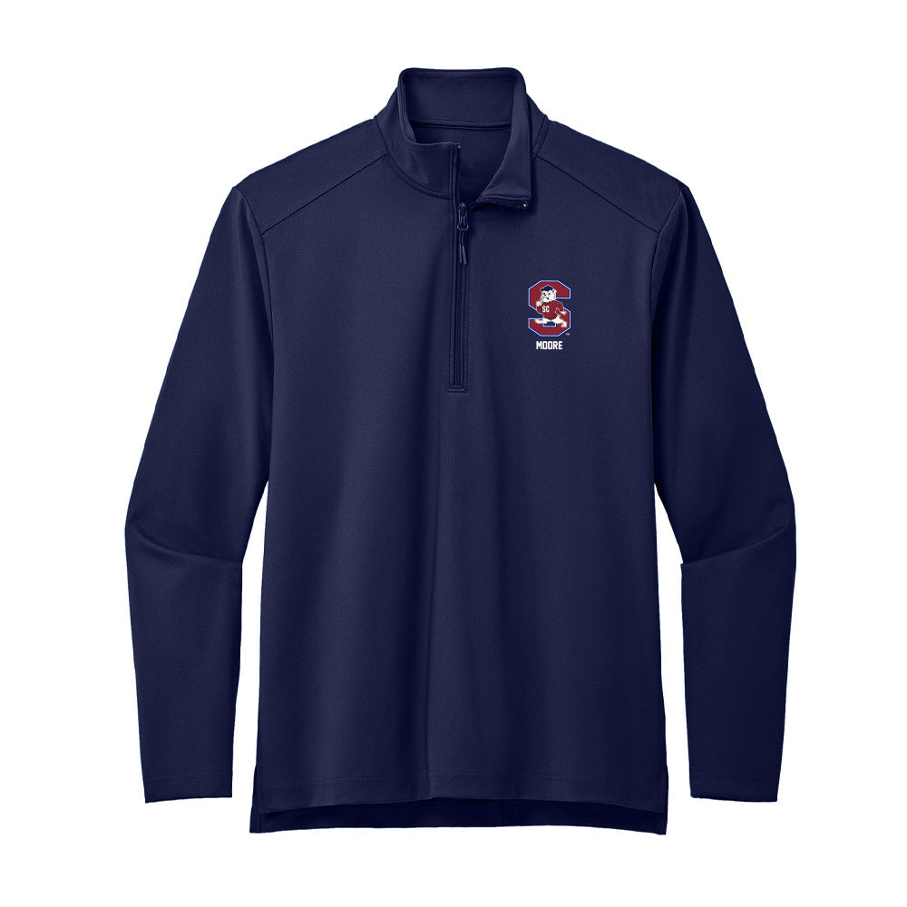 SCSU - NCAA Women's Soccer : Jaelyn Moore - Premium Quarter Zip Jacket-0