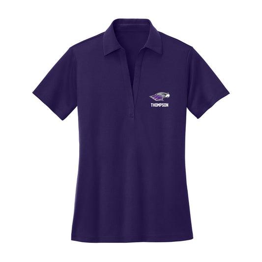 UW-Whitewater - NCAA Women's Gymnastics : Eliana Thompson - Women's Activewear Polo Shirt-0