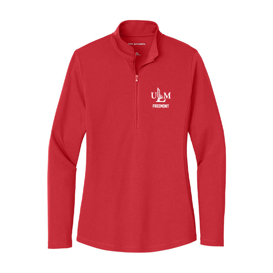 ULM - NCAA Football : Orlando Freemont - Women's Lightweight Quarter Zip Jacket-0