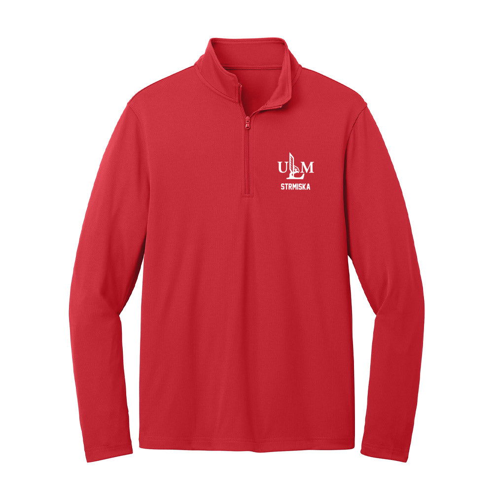 ULM - NCAA Baseball : Caleb Strmiska - Lightweight Quarter Zip Jacket-0