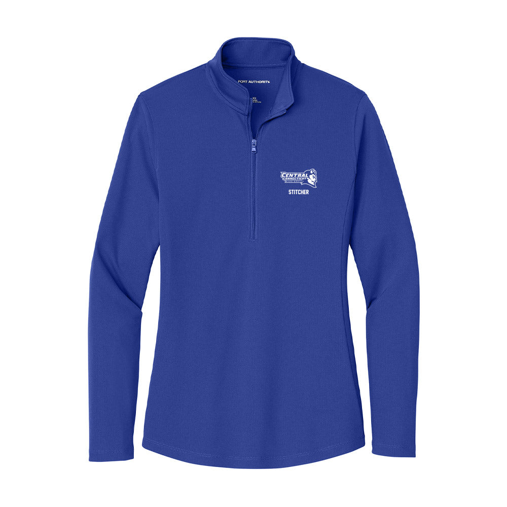 CCSU - NCAA Women's Volleyball : Aubrey Stitcher - Women's Lightweight Quarter Zip Jacket-0