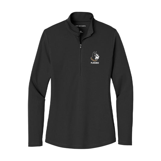 Wofford - NCAA Men's Track & Field : Mitchell Plaisance - Women's Lightweight Quarter Zip Jacket-0