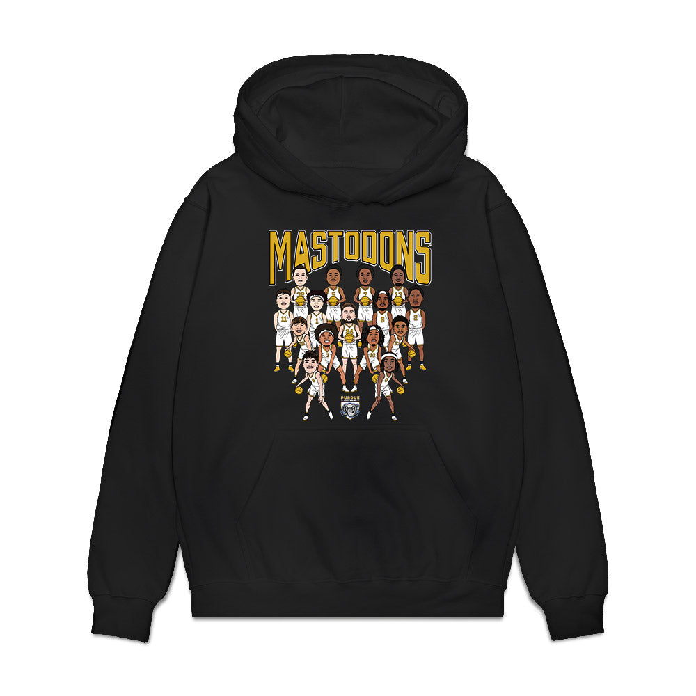PFW - NCAA Men's Basketball : - Caricature Premium Hooded Sweatshirt-0
