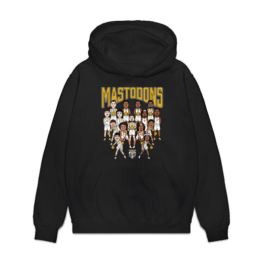 PFW - NCAA Men's Basketball : - Caricature Premium Hooded Sweatshirt-0