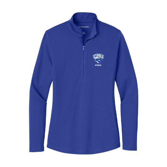 CNU - NCAA Men's Track & Field : Johnny Atienza - Women's Lightweight Quarter Zip Jacket-0
