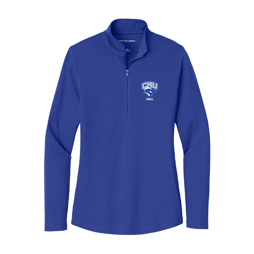 CNU - NCAA Baseball : Gus Croll - Women's Lightweight Quarter Zip Jacket-0