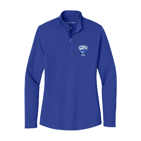CNU - NCAA Football : Raja Ayub - Women's Lightweight Quarter Zip Jacket-0