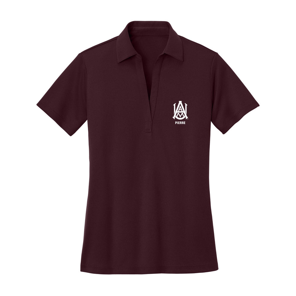 AAMU - NCAA Football : Zaheed Pierre - Women's Activewear Polo Shirt-0