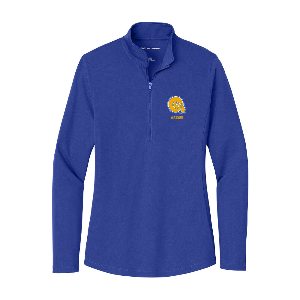 Albany State - NCAA Women's Volleyball : Jayda Watson - Women's Lightweight Quarter Zip Jacket-0
