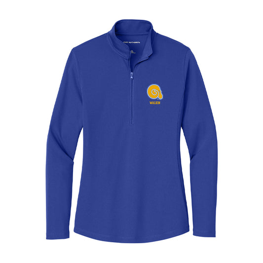 Albany State - NCAA Baseball : Isaiah Walkin - Women's Lightweight Quarter Zip Jacket-0