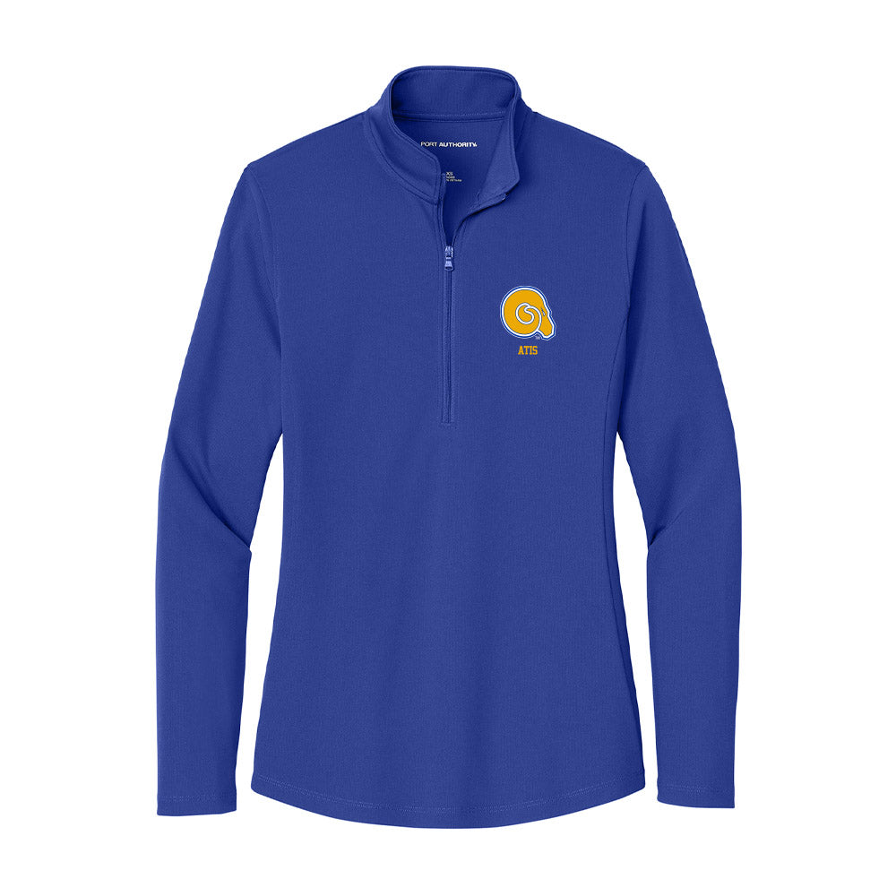 Albany State - NCAA Women's Soccer : Sagine Atis - Women's Lightweight Quarter Zip Jacket-0