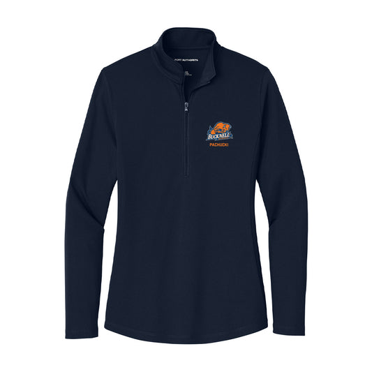Bucknell - NCAA Men's Basketball : Aleksander Pachucki - Women's Lightweight Quarter Zip Jacket-0