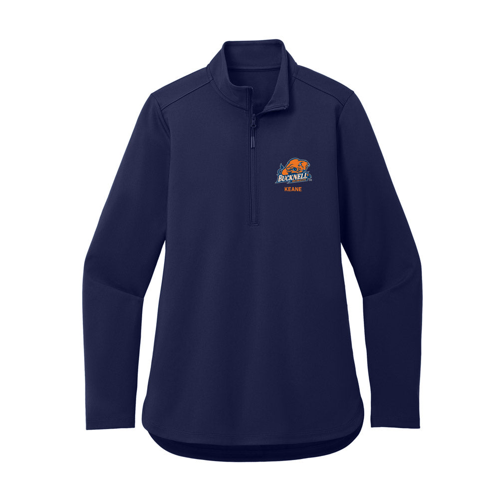 Bucknell - NCAA Baseball : Jack Keane - Women's Premium Quarter Zip Jacket-0