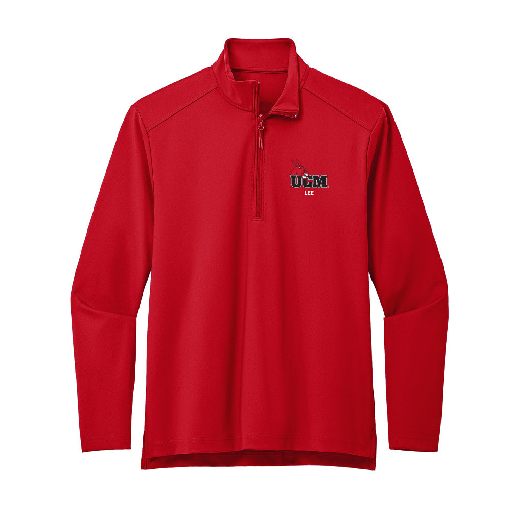 UCM - NCAA Football : Jalen Lee - Premium Quarter Zip Jacket-0