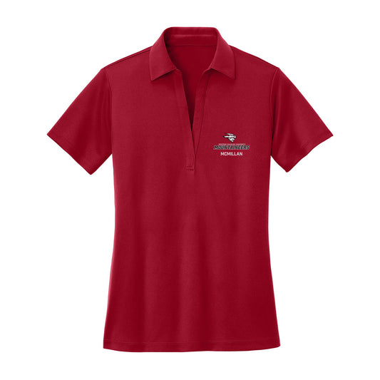 Western - NCAA Women's Volleyball : Emily McMillan - Women's Activewear Polo Shirt-0