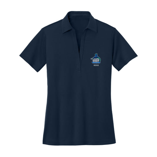 UWF - NCAA Baseball : Tucker Ricks - Women's Activewear Polo Shirt-0