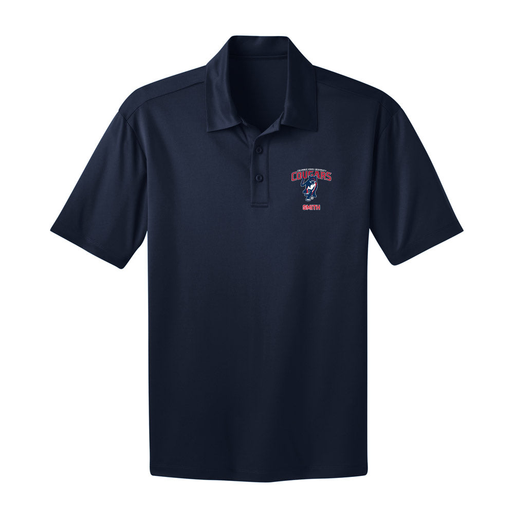 Columbus State - NCAA Men's Basketball : Aaron Smith - Activewear Polo Shirt-0