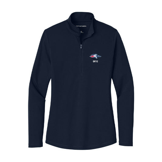 MSU Denver - NCAA Baseball : Erubiel Ortiz - Women's Lightweight Quarter Zip Jacket-0
