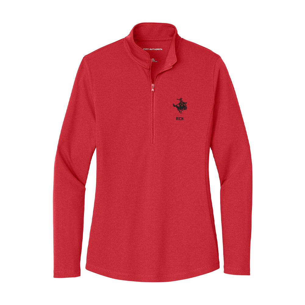 NWOSU - NCAA Women's Basketball : Mattie Rich - Women's Lightweight Quarter Zip Jacket-0