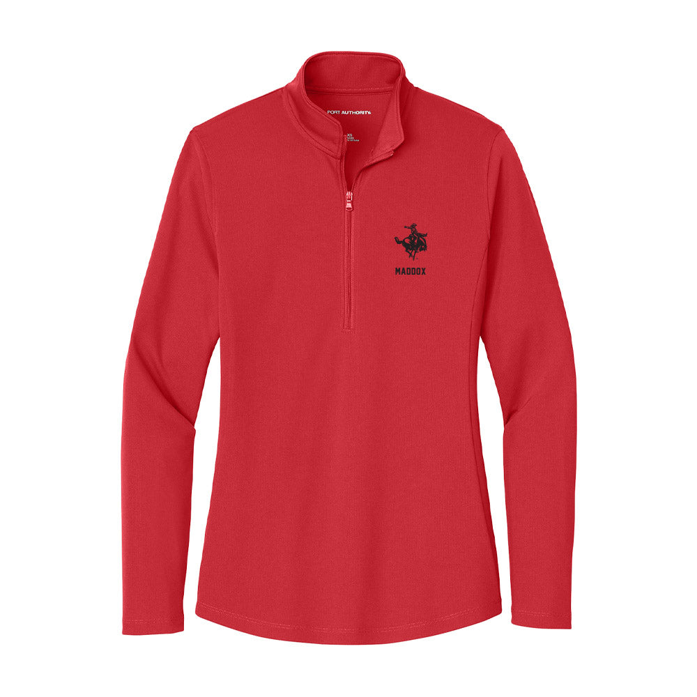 NWOSU - NCAA Baseball : Austin Maddox - Women's Lightweight Quarter Zip Jacket-0