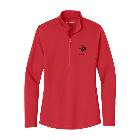 NWOSU - NCAA Baseball : Austin Maddox - Women's Lightweight Quarter Zip Jacket-0