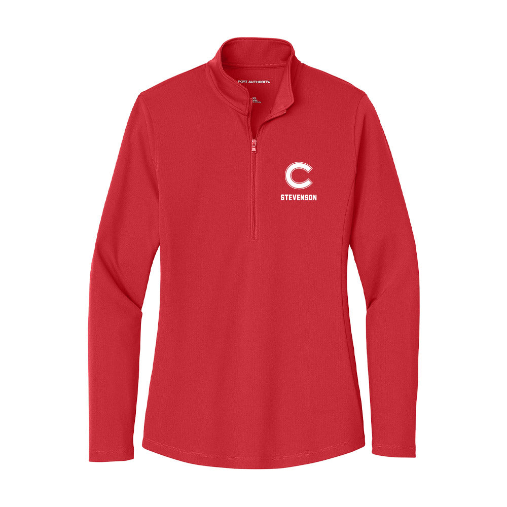 Colgate - NCAA Football : Michael Stevenson - Women's Lightweight Quarter Zip Jacket-0