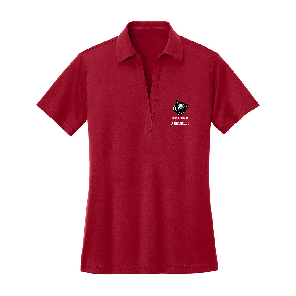 Lenoir Rhyne - NCAA Men's Soccer : Keowen Arguello - Women's Activewear Polo Shirt-0